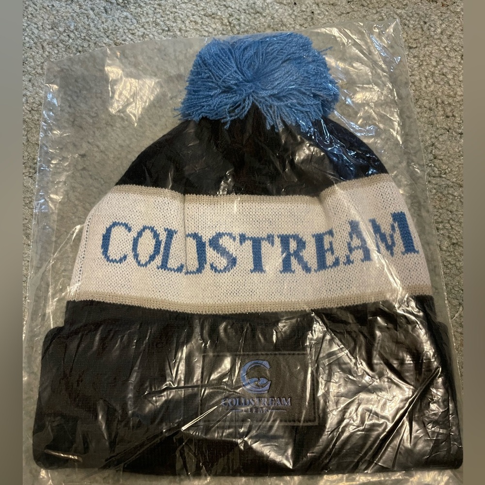 Coldstream Black and Blue Beanie